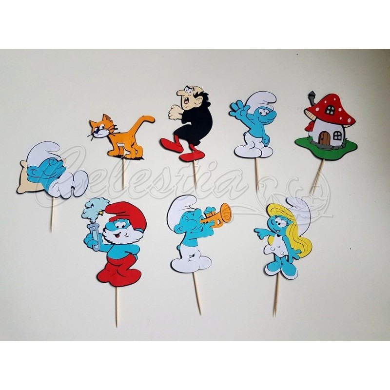 Smeigtukų rinkinys Smurfai